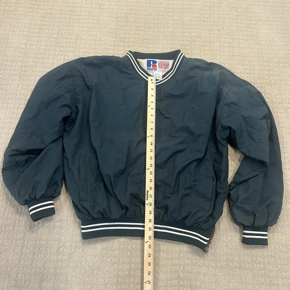 VTG 90s Russel Athletic Jacket Men's Large Laminate Water Resistant Windbreaker